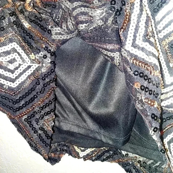 NWT Rue 21 Sequin Mini Bodycon Dress Size Medium - Picture 9 of 10